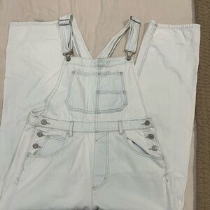 Free People Denim Overalls